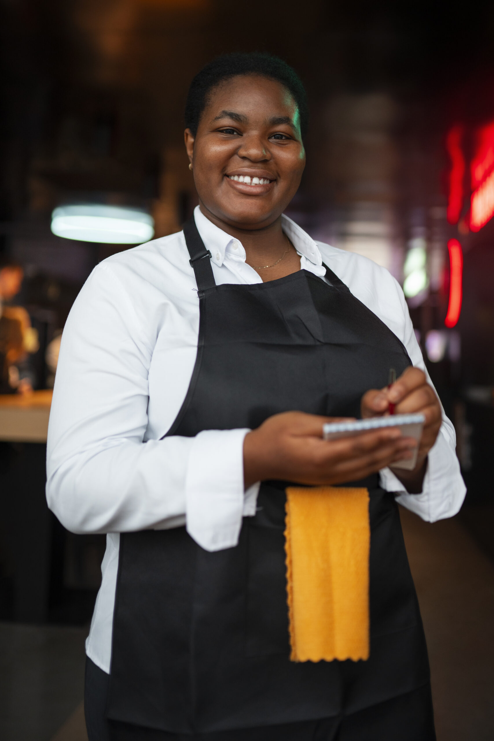 front-view-woman-working-service-industry